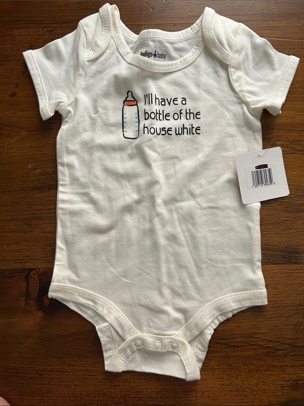 White baby onesie